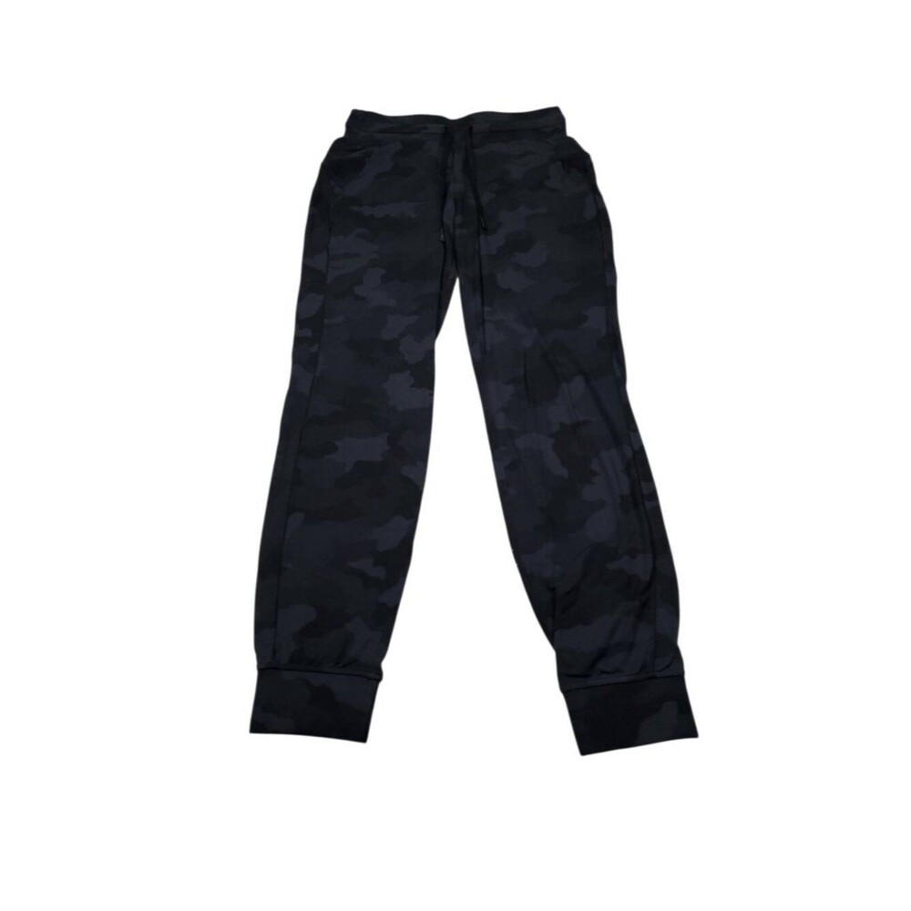 Lululemon Ready To Rulu Jogger Pants 29" Black Gray Camo Size 6 Women's